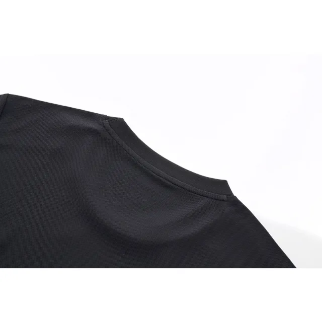 【FILA官方直營】男抗UV吸濕排汗短袖T恤-黑色(1TEY-5301-BK)
