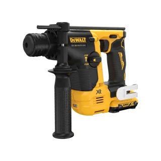 【DEWALT 得偉】12V無碳刷四溝二用電鎚鑽 雙電3.0(DW-DCH072L2)