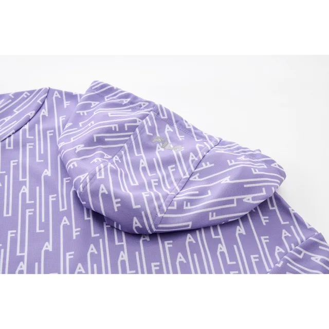 【FILA官方直營】女抗UV吸濕排汗短袖T恤-紫色(5TEY-5316-PL)
