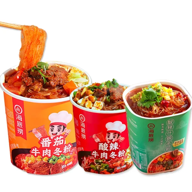 【海底撈】海底撈沖泡冬粉系列-3種口味任選(酸辣牛肉/番茄牛肉)