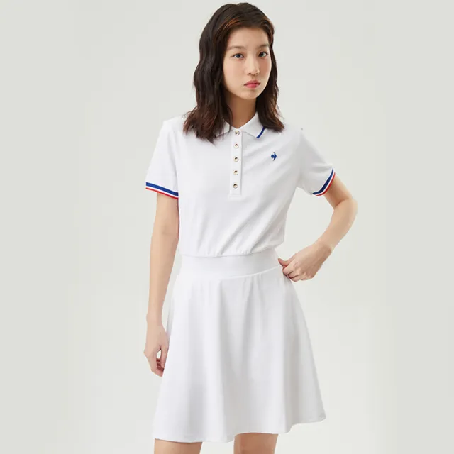 【LE COQ SPORTIF 公雞】運動基礎短袖連身裙 女款-2色-LKT22522