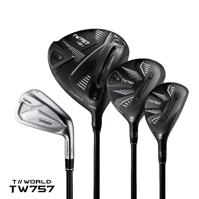 HONMA 本間高爾夫 TW757-P VZ757 #1、3、5木+6鐵 套桿組(高爾夫球桿 不含球袋)