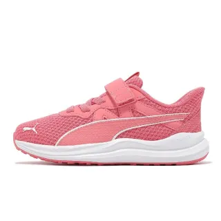 【PUMA】休閒鞋 運動鞋 慢跑鞋 親子鞋 中大童 Reflect Lite AC+PS 粉白(37912507)