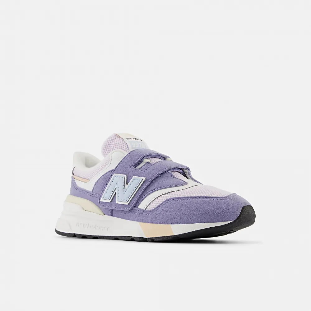 【NEW BALANCE】NB 運動鞋 童鞋 中童 兒童 魔鬼氈 紫 PZ997REL-W楦(C4911)