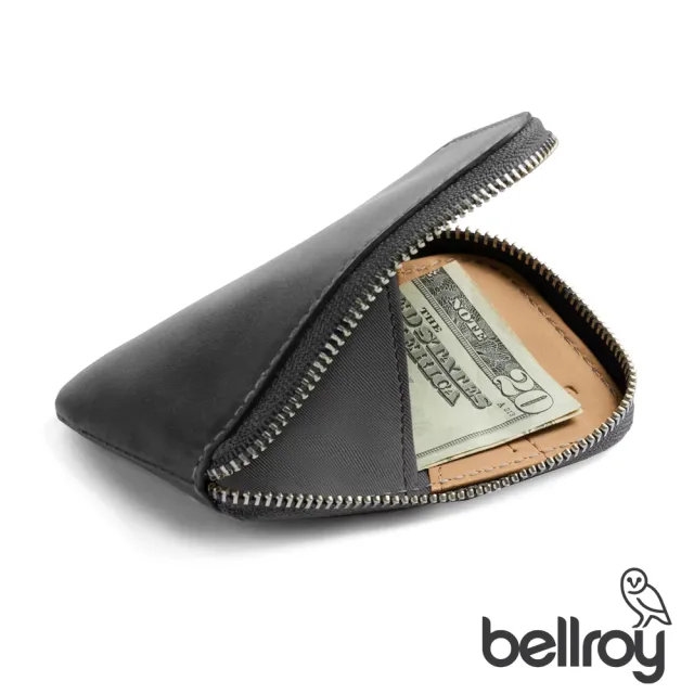 【Bellroy】Card Pocket 系列拉鍊零錢包卡片夾(木炭灰)