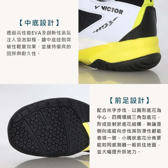 【VICTOR 勝利體育】男專業羽球鞋-4E-訓練 運動 羽毛球 U型楦(A830NitroLite-CA)