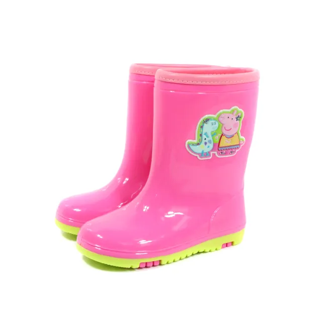 【Peppa Pig 粉紅豬】粉紅豬小妹 Peppa Pig 雨鞋 雨鞋 桃紅色 中童 童鞋 PG8586 no978