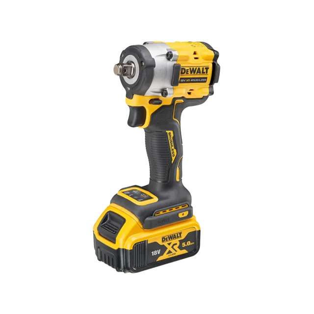 【DEWALT 得偉】20V Max無碳刷衝擊扳手406Nm 5.0Ah(DW-DCF921P2)