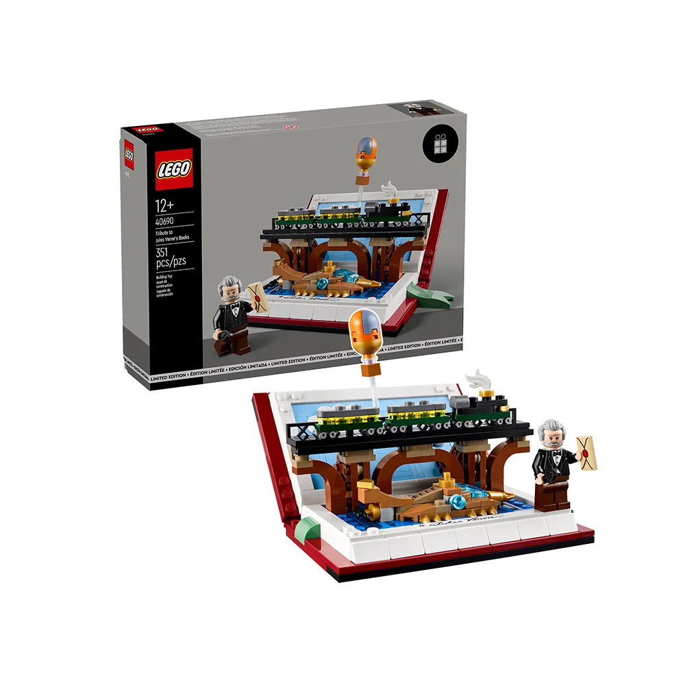 【LEGO 樂高】積木 獨家系列 向儒勒·凡爾納的書致敬40690(w)