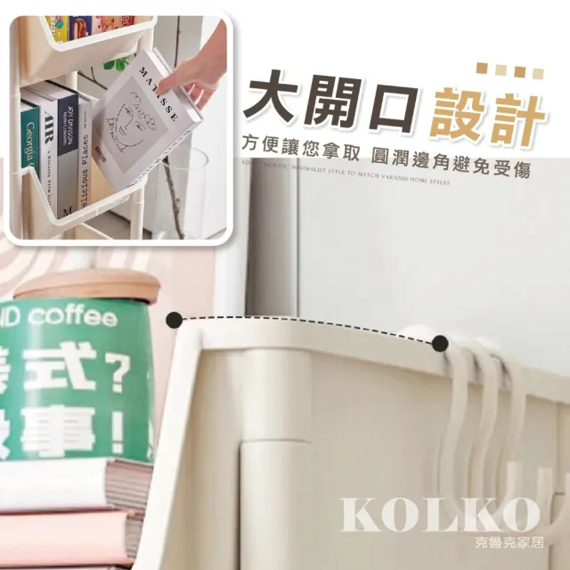 【KOLKO】可移動式掛勾收納推車-二層(書櫃 收納架 層架 浴室收納 書桌收納)