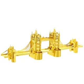 【OPUS東齊金工】3D立體金屬拼圖 DIY建築模型益智玩具/聖誕節交換禮物(倫敦塔橋 _G22205)