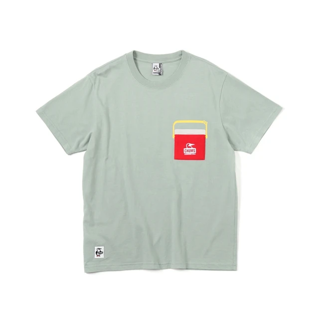 CHUMSCHUMS CHUMS 休閒 男 女 Camper Cooler Pocket T-Shirt短袖上衣 草綠(CH012360M076)