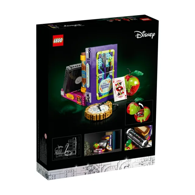 【LEGO 樂高】迪士尼系列 43227 Disney100週年典藏-反派俱樂部(momo線上獨家 復古模型 禮物)