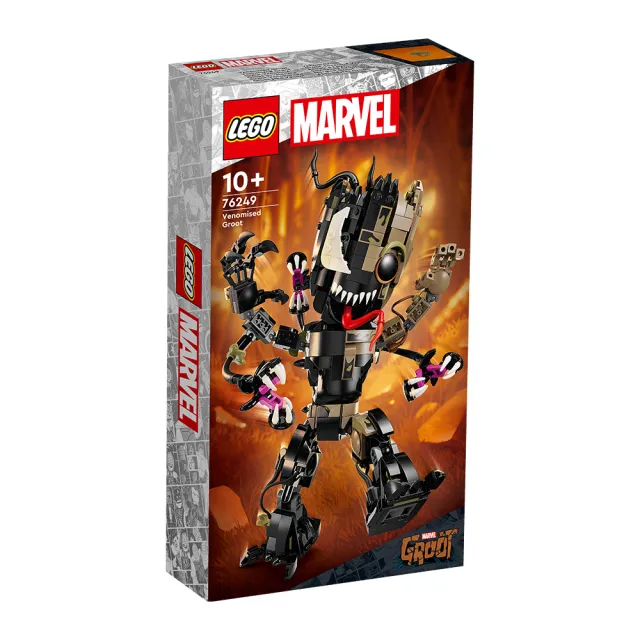 【LEGO 樂高】Marvel超級英雄系列 76249 半猛毒化格魯特(momo線上獨家 Venomized Groot 格魯特)