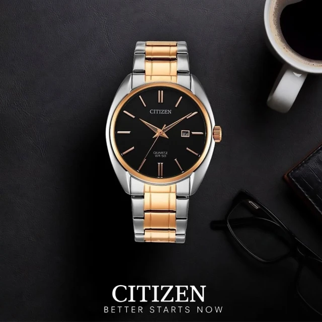 CITIZEN 星辰CITIZEN 星辰 BI5104-57E 極簡時尚 日本機芯 日期顯示 夜光 石英 手錶 男錶 腕錶 41 mm