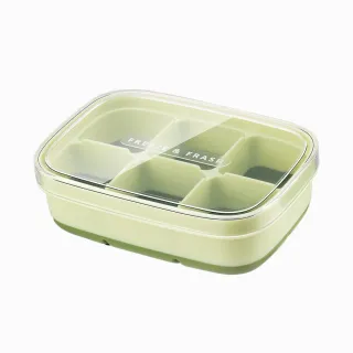 【OKAWA】軟底矽膠製冰盒2入組(冰塊 冰磚 副食品分裝 果凍模具)