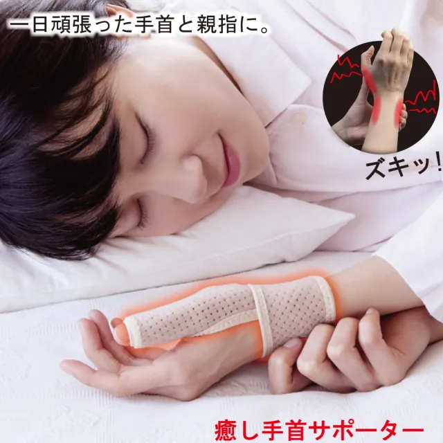 【ALPHAX】日本製 遠紅外線拇指護腕帶 一入(原廠授權經銷 護手腕 拇指套 發熱護腕 纏繞護腕)