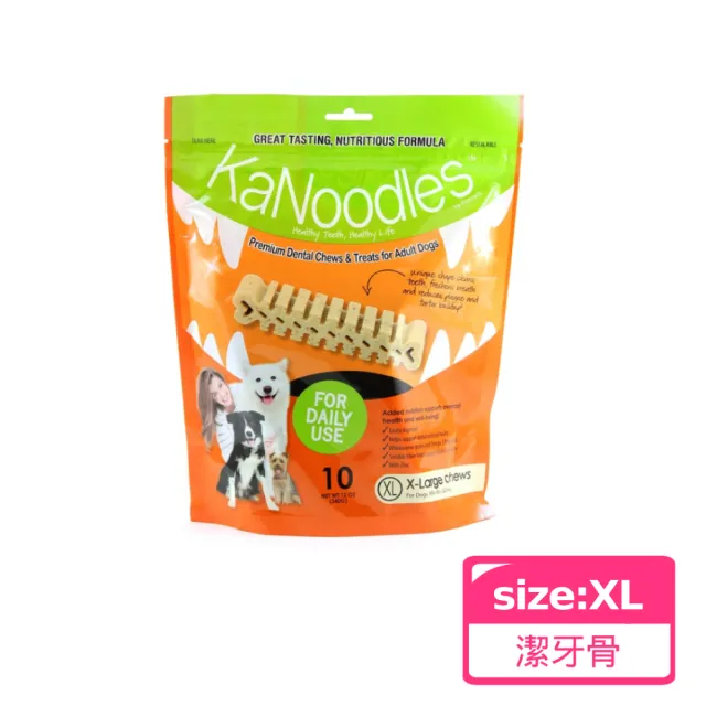 【FORCANS】KaNoodles 韓國玄米潔牙棒 340g 袋裝(零食 耐咬 潔牙 口腔保健)