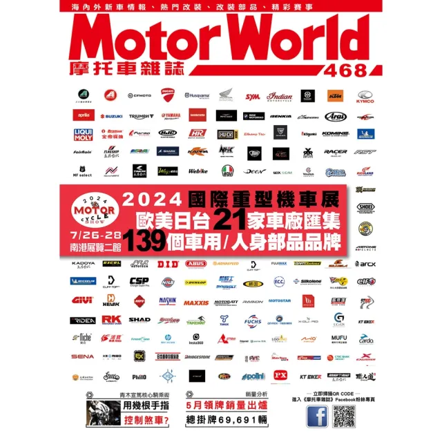 【MyBook】摩托車雜誌Motorworld【468期】(電子雜誌)