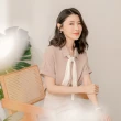 【OB 嚴選】舒涼短袖上衣(不易皺/涼感/雪紡/五分袖/襯衫/大尺碼)