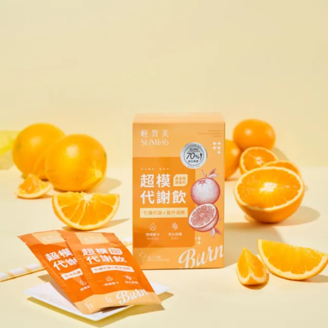 【SLiMLab 輕皙美】柚香超模代謝飲1盒(共15包)