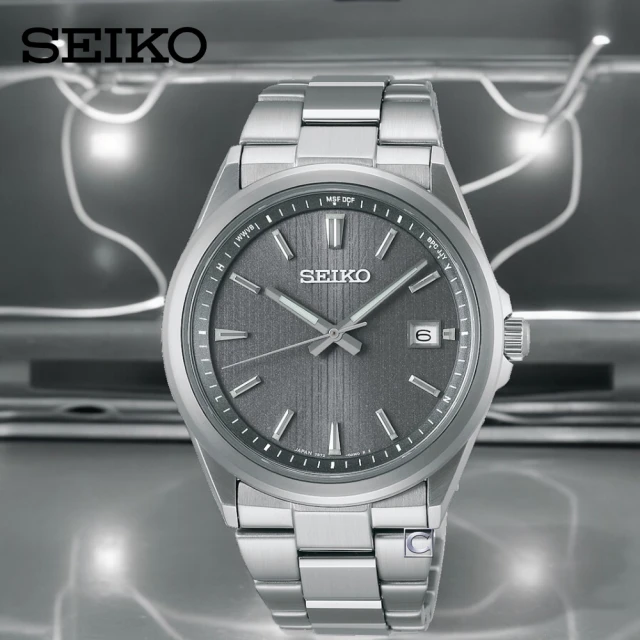 SEIKO 精工 太陽能錶 電波錶 手錶 男錶 指針錶-39.8mm 開學必備首選 禮物(SBTM347J/7B72-0AK0N_SK043)