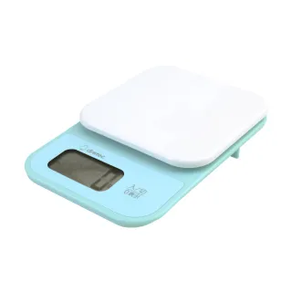 【DRETEC】小窩_日本廚房電子料理秤-1g/2kg-湖水綠(KS-715GN)