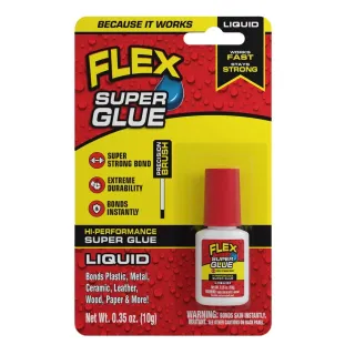 【FLEX SEAL】飛速超級瞬間膠10g-液狀附刷2入超值組 美國製(加碼送Flex Super Glue 15g大瓶裝*1)