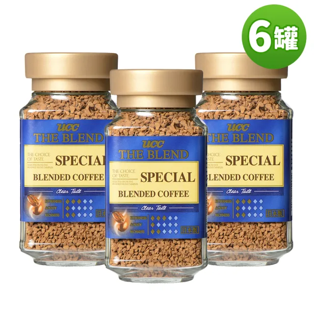 【UCC】精選即溶咖啡x6罐組(90g/罐)