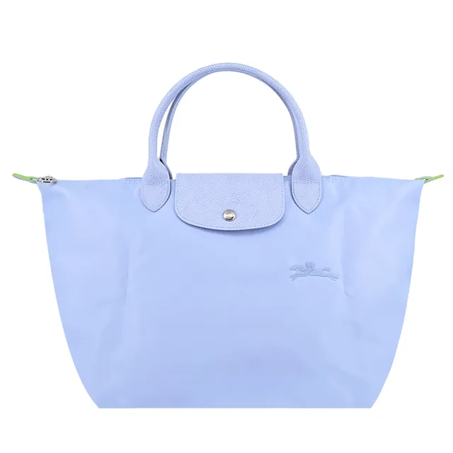 【LONGCHAMP】LE PLIAGE GREEN系列刺繡再生尼龍摺疊後背包/水餃包(多款選)