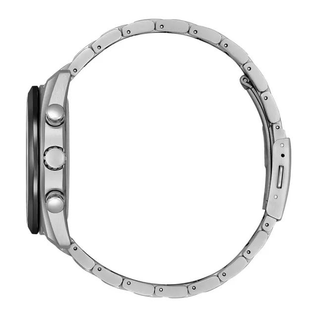 【CITIZEN 星辰】GENTS 月相電波接收 鈦金屬 計時手錶-43mm(BY1018-80E)