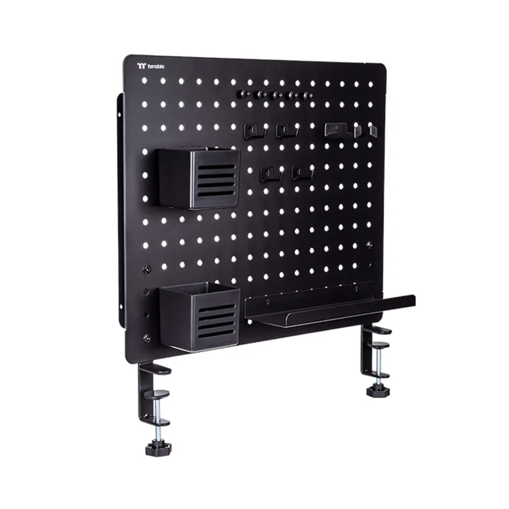 【Thermaltake 曜越】夾桌式拼接收納立架-大 DIY 52X57.5公分(GEA-GDP-DPLBLK-01)