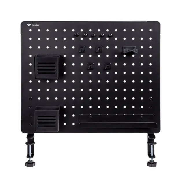 【Thermaltake 曜越】夾桌式拼接收納立架-大 DIY 52X57.5公分(GEA-GDP-DPLBLK-01)