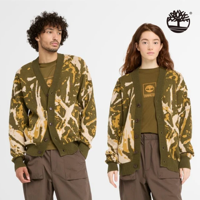 Timberland 中性迷彩保暖針織外套(A6XAAEFD)
