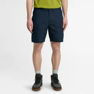 【Timberland】男款深寶石藍休閒工裝短褲(A6Y9J433)
