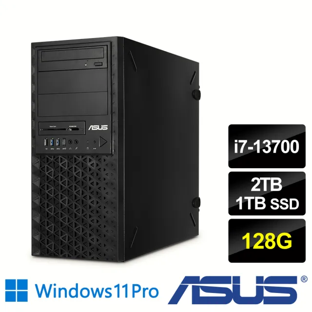 【ASUS 華碩】i7十六核繪圖工作站(WS760T/i7-13700/128G/2TB HDD+1TB SSD/750W/W11P)