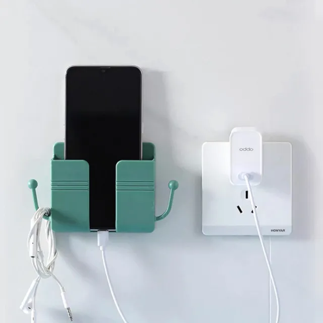 【E.dot】壁掛式文具遙控器置物架/收納盒