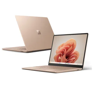 【Microsoft 微軟】A福利品 Surface Laptop Go3 12.4吋 i5輕薄觸控筆電-砂岩金(i5-1235U/8G/256GB/W11)