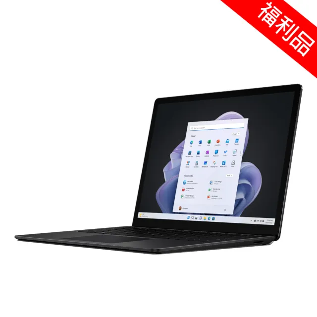 【Microsoft 微軟】A福利品 Surface Laptop5 13吋 i7輕薄觸控筆電-霧黑(i7-1255U/16G/512G/W11)