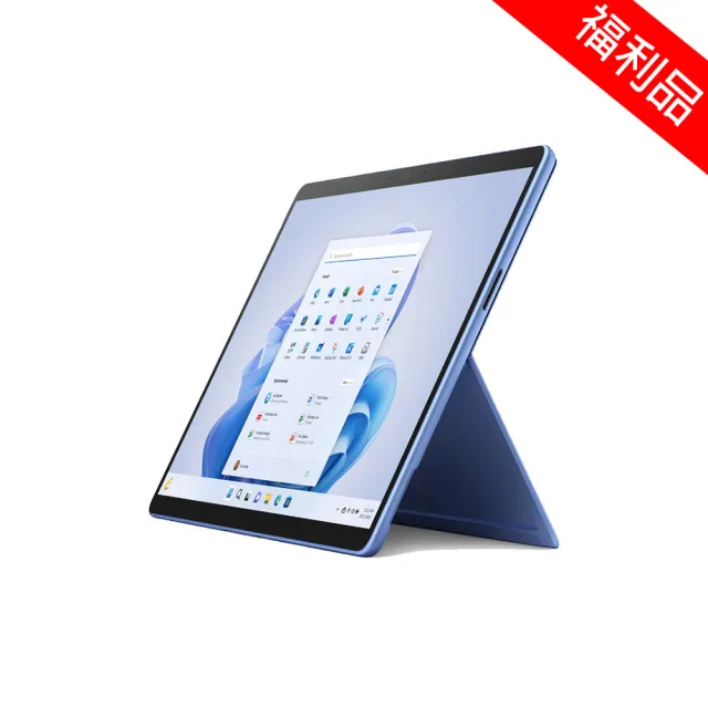 【Microsoft 微軟】A福利品 Surface Pro9 13吋 i5輕薄觸控筆電-寶石藍(i5-1235U/8G/256G/W11)