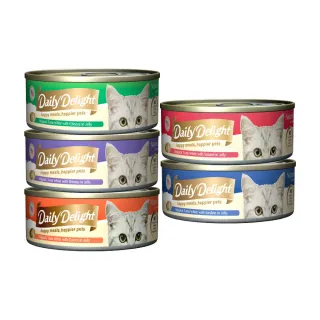 【Daily Delight 爵士貓吧】機能化毛餐 80g*24罐組(貓罐 副食)
