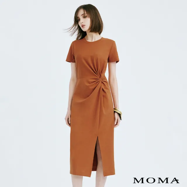 【MOMA】扭結造型洋裝(兩色)