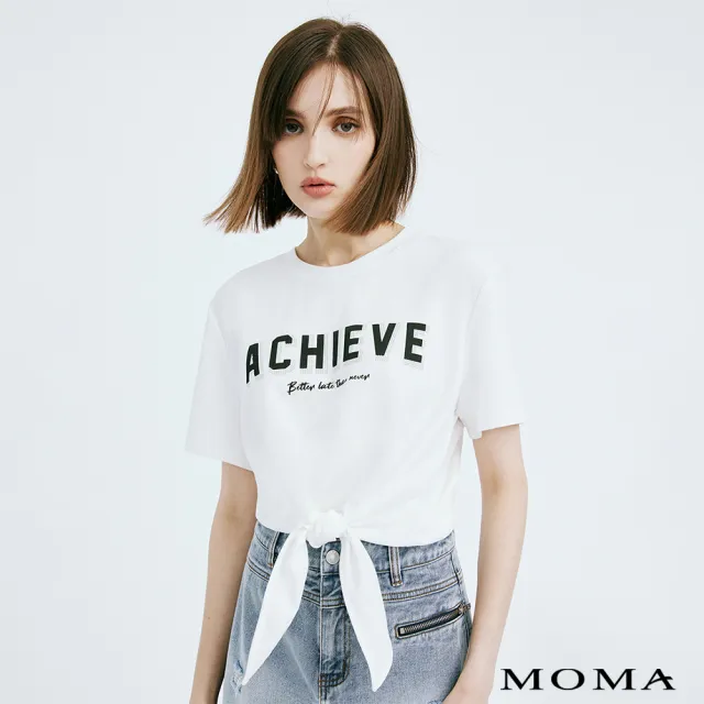 【MOMA】隨性綁結T恤(兩色)