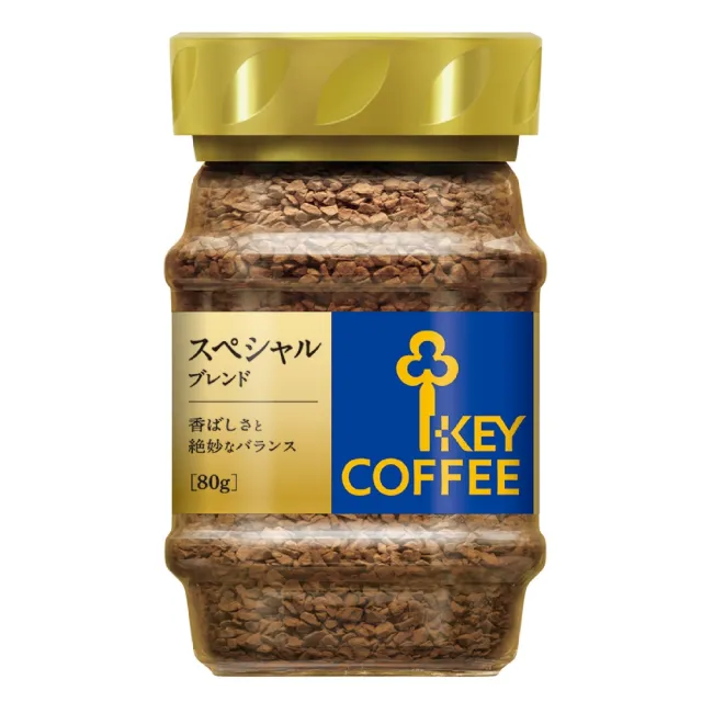 【KEY COFFEE】特級綜合即溶咖啡80Gx4罐(咖啡)