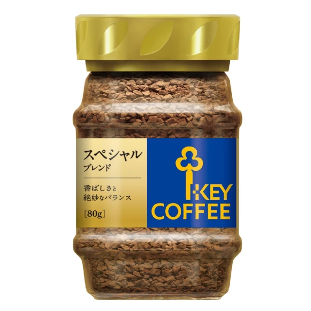 KEY COFFEE 特級綜合即溶咖啡80Gx4罐(咖啡)