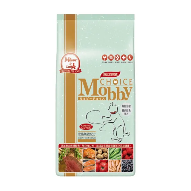 【Mobby 莫比】自然食-愛貓無穀配方 6.5kg(貓飼料、貓乾糧)