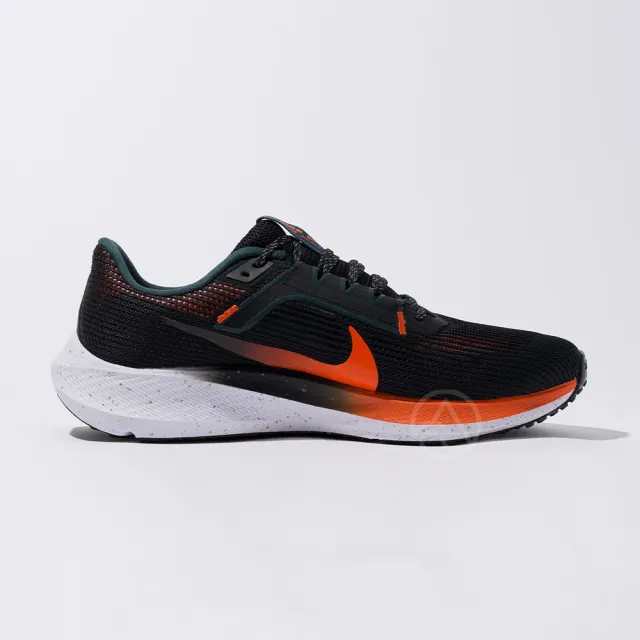 【NIKE 耐吉】Air Zoom Pegasus 40 男鞋 黑橘色 小飛馬 運動 緩震 路跑 慢跑鞋 FQ8723-010