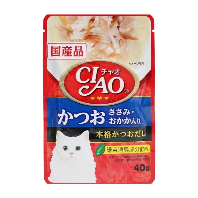 【CIAO】巧餐包40g*32入(日本製原裝進口/CIAO餐包/貓餐包/副食餐包/貓餐盒/副食罐)