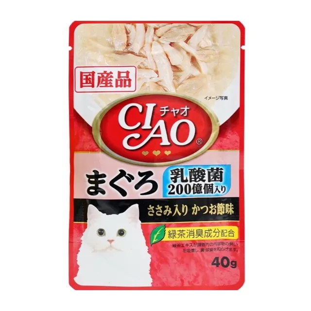 【CIAO】巧餐包40g*16入(日本製原裝進口/CIAO餐包/貓餐包/副食餐包/貓餐盒/副食罐)