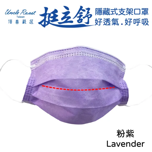 【頂善嚴選】挺立舒支撐型醫療口罩30入/盒 小顏專用(淡藍/鵝黃/粉紫)